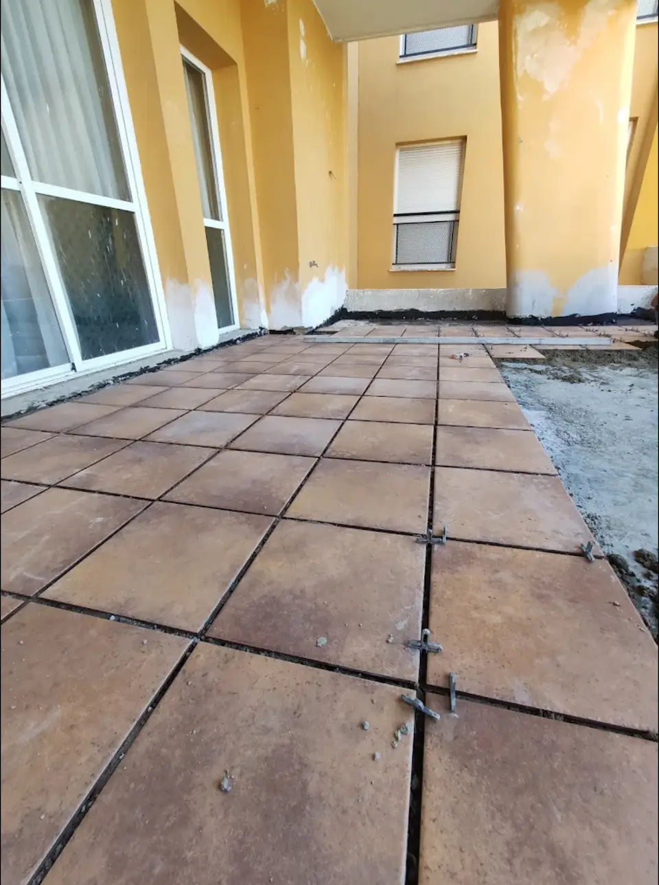 Solería nueva en terraza